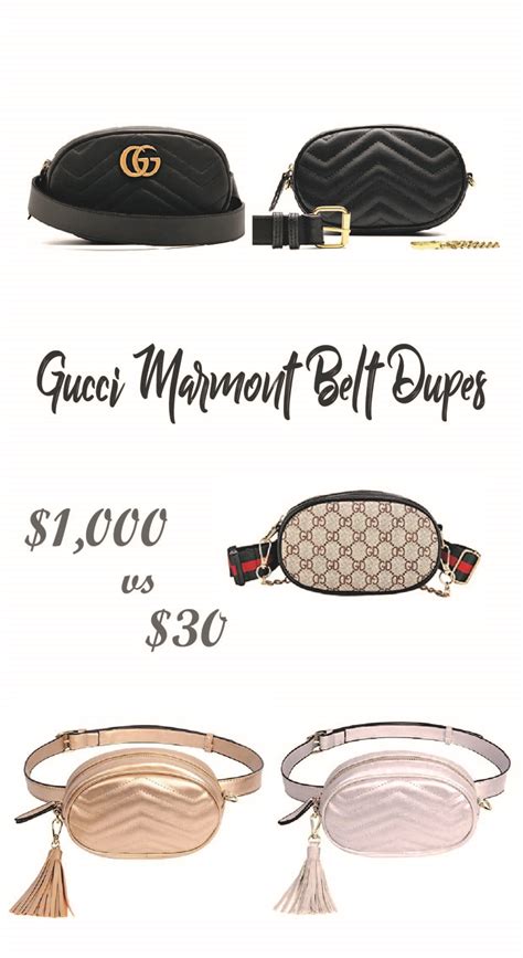 gucci belt bag dupes|My Favorite Gucci Belt Dupes & Alternatives for 2024 .